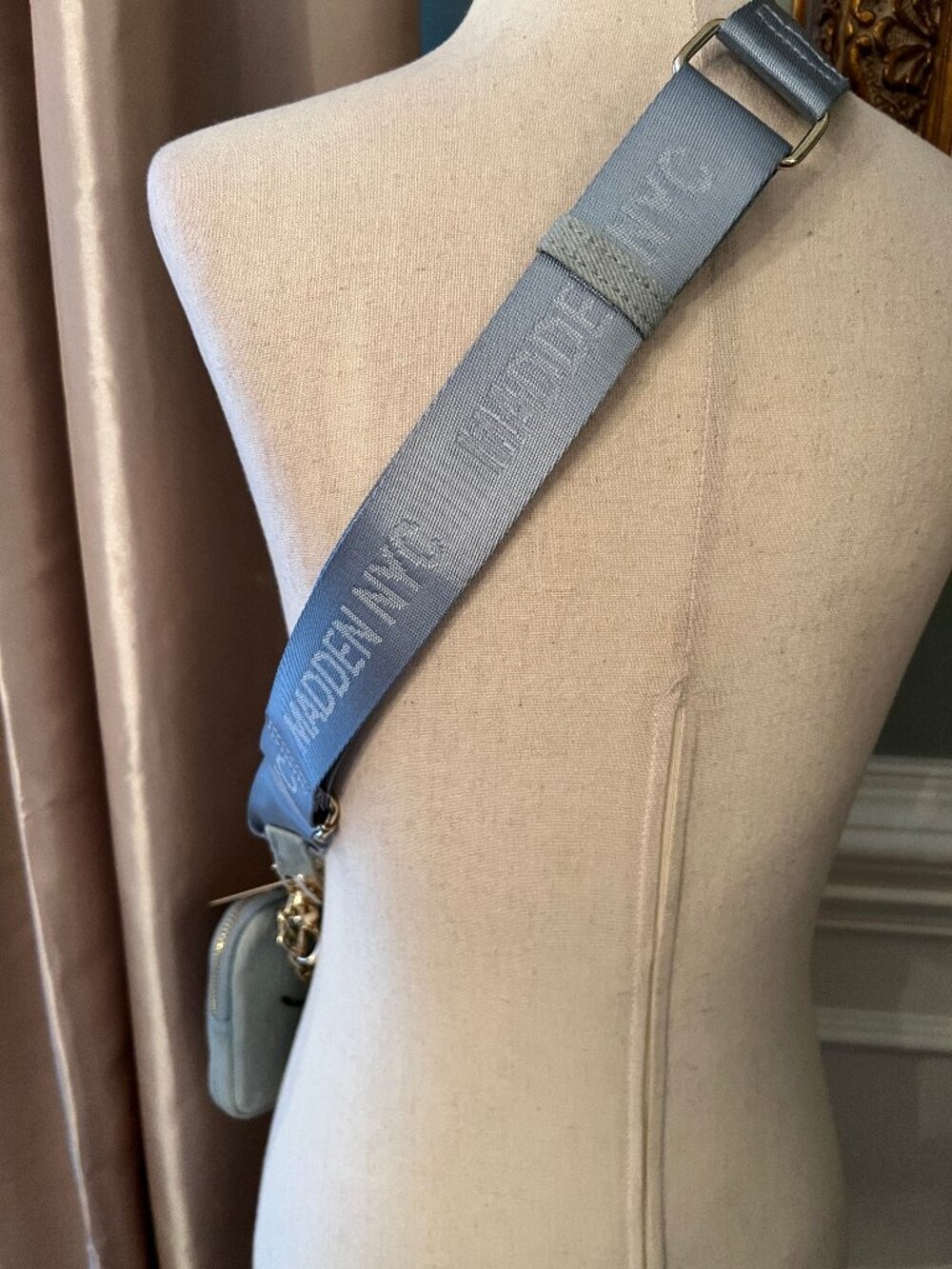 NWT Madden NYC Clear Plastic Stadium Belt Bag Crossbody Fanny Pack - Picture 6 of 7